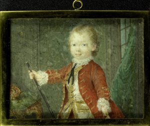 Guilherme V (1748-1806), príncipe de Orange-Nassau, quando criança de Robert Mussard