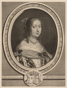 Ana da Áustria, rainha da França, 1660. de Robert Nanteuil