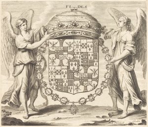 Armas de Carlos II, Duque de Mântua de Robert Nanteuil
