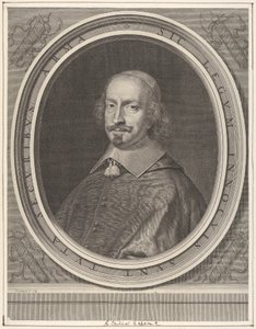 Cardeal Jules Mazarin, ca. 1652 de Robert Nanteuil