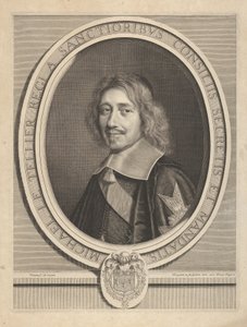 Chanceler Michael IV Le Tellier, ca. 1661 de Robert Nanteuil