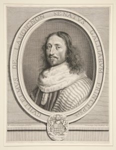 Guillaume de Lamoignon, Primeiro Presidente do Parlamento de Paris de Robert Nanteuil