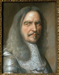 Henri da Torre de Auvergne (1611-75) Visconde de Turenne (pastel sobre papel)