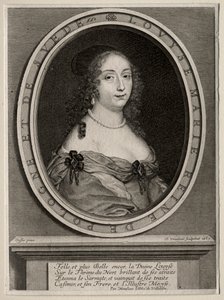 Marie Louise de Gonzague, rainha da Polônia, 1653. de Robert Nanteuil