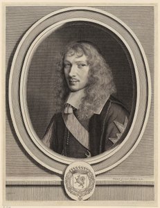 Retrato de Basile Fouquet, clérigo de Robert Nanteuil