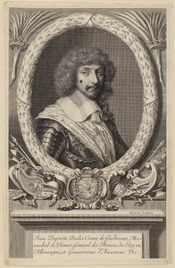 Retrato de Jean Baptiste Budes de Guébriant, marechal francês de Robert Nanteuil