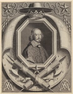 Retrato do cardeal Jules Mazarin de Robert Nanteuil
