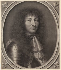 Retrato de Luís XIV de Robert Nanteuil