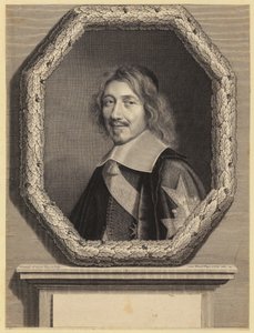 Retrato de Michel IV Le Tellier, ministro francês de Robert Nanteuil