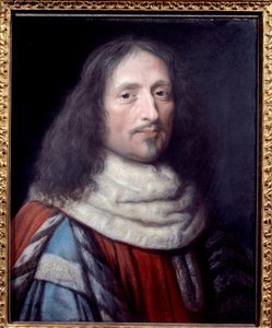 Retrato de Guillaume de Lamoignon (1617-1677) Primeiro Presidente do Parlamento de Paris Pintura de Robert Nanteuil (1623-1678) Paris do século XVII, Musee Carnavalet de Robert Nanteuil