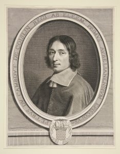 Retrato do Cardeal de Coislin de Robert Nanteuil