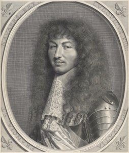 Retrato de Luís XIV de Robert Nanteuil