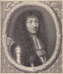 Retrato de Luís XIV, rei da França de Robert Nanteuil