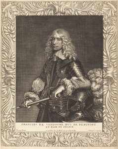François, Duque de Beaufort de Robert Nanteuil after Jean Nocret
