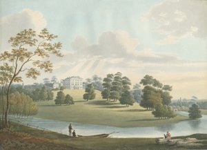 Patshull House: pintura em aquarela, nd [1826] de Robert Noyes