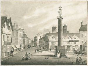 Wolverhampton - Market Place, sd [meados do século 19] (desenho)
