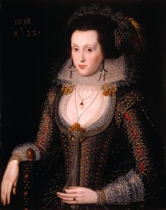 Elizabeth Poulett por Robert Peake