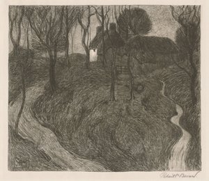 Uma Fazenda Solitária [Hawkridge] de Robert Polhill Bevan