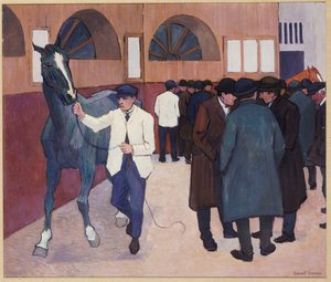 Negociantes de cavalo no Barbican, 1918
