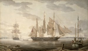 Navios no porto, 1805