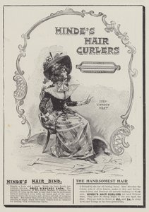 Anúncio, Encrespadores De Cabelo De Hinde