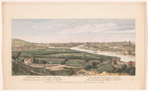 Vista da cidade de Paris tirada da aldeia de Chaillot
Uma visão geral da cidade de Paris tirada de uma eminência na aldeia de Chaillot (título sobre o objecto)
Paris (título da série) de Robert Sayer