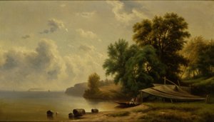 Paisagem com Parque de Campismo, s.d. de Robert Seldon Duncanson