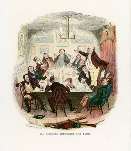 Ilustração para os papéis de Pickwick