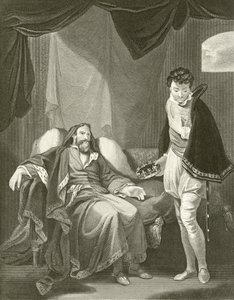 Henrique IV reprovando o príncipe Henrique de Robert Smirke