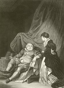 Henrique VIII e Catarina Parr de Robert Smirke