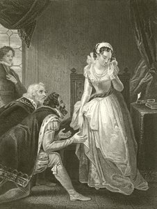 Lady Jane Grey recusando a coroa de Robert Smirke