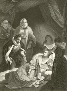 Últimas horas da rainha Elizabeth de Robert Smirke