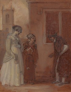 Mestre William Page e Sir Hugh Evans de Robert Smirke