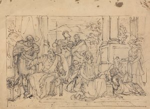 Cena de Timon de Atenas de Robert Smirke