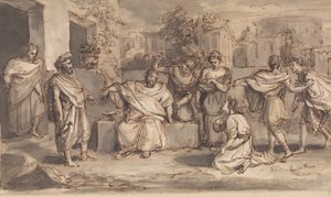 Skech para Timon de Atenas de Robert Smirke