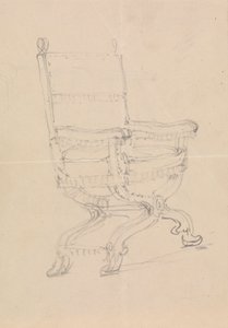 Estudo de uma cadeira de Robert Smirke