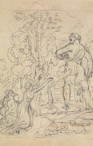 Estudo de uma mulher, Imploração para o regresso do seu filho em cativeiro de Robert Smirke