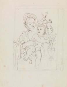 Estudo de uma Mulher e de uma Criança de Robert Smirke