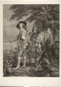 Charles I, Rei da Inglaterra, com James, 1º Duque de Hamilton