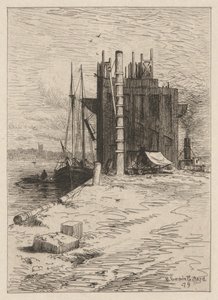 Bolsos de carvão em New Bedford de Robert Swain Gifford