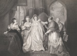 Rainha Catarina, Cardeal Wolsey e Cardeal Campeius Sha..., publicado pela primeira vez em 1796, reeditado em 1852.