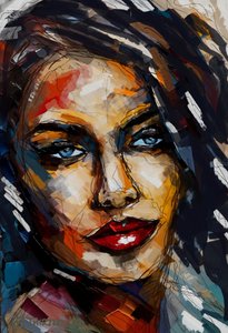 Mulher de Olhar Intenso de Robert Thirtle