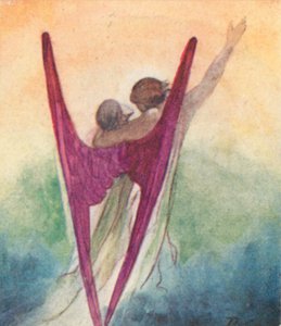 Ilustração para The Dream Of Gerontius do Cardeal Newman (cor litho)