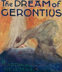 Ilustração para The Dream Of Gerontius do Cardeal Newman (cor litho)