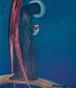 Ilustração para The Dream Of Gerontius do Cardeal Newman (cor litho)