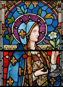 A Virgem Maria, 1863 (vitral)