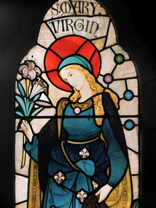 A Virgem Maria, 1864 (vitral)