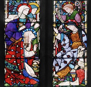 Mulher da Bíblia, c.1866 (vitral)