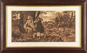 Apenas um chuveiro (gravura) de Robert Walker Macbeth