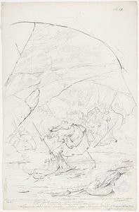A mãe de Lemminkäinen em Tuonela de Robert Wilhelm Ekman